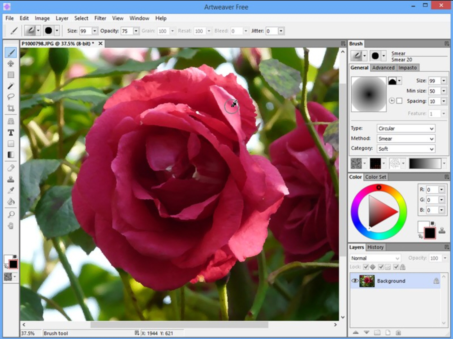 Artweaver - a professional tool to open PSD files