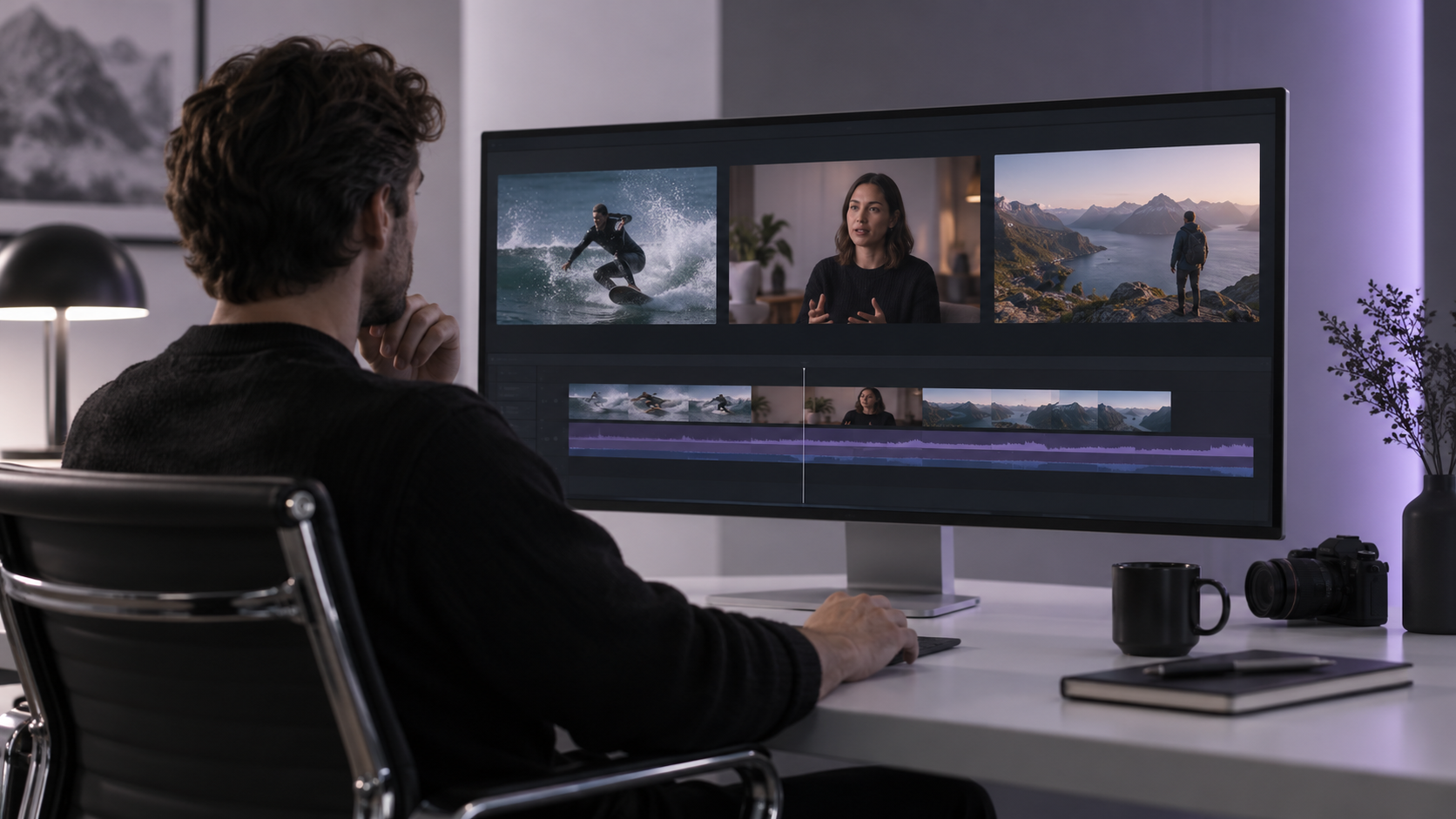 Tight Podcast Highlight example for narrative ai video editor