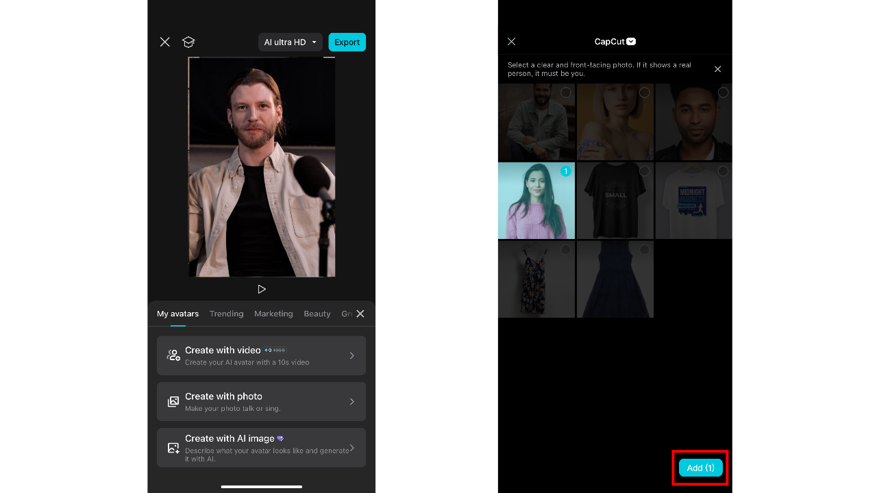 Erstellungs-Methode auswählen