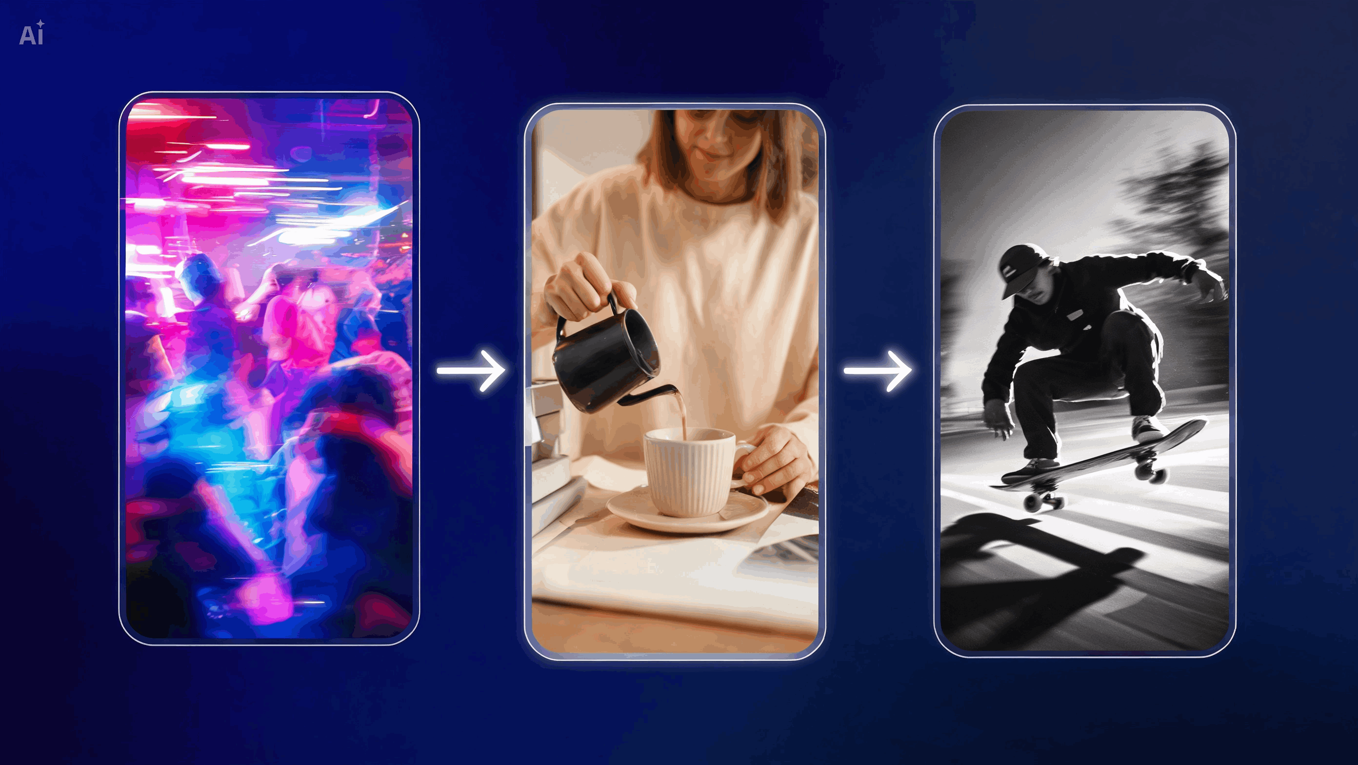 Short form video style control