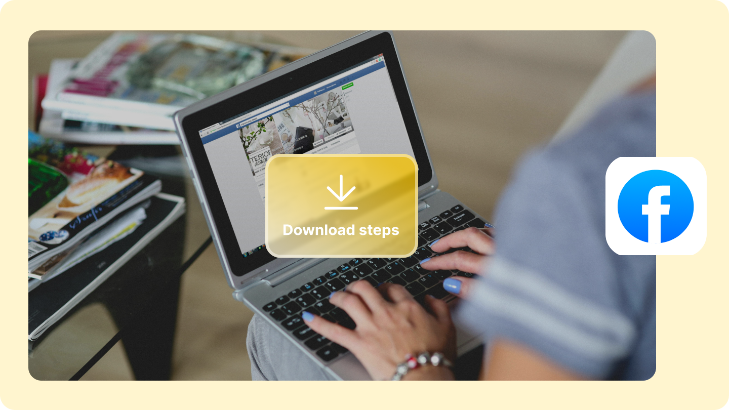 how to download images on facebook