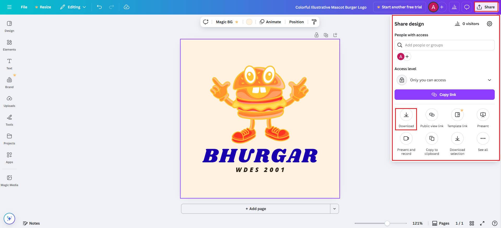 Online mascot design