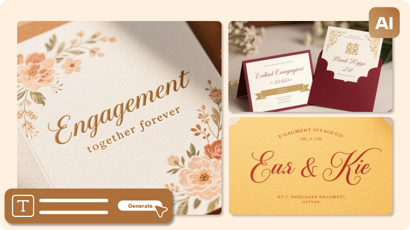 engagement invitation card