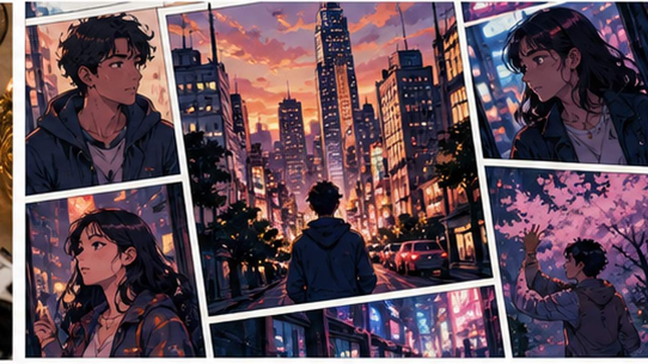 Anime Foto Collage Maker prompt Ergebnis 2
