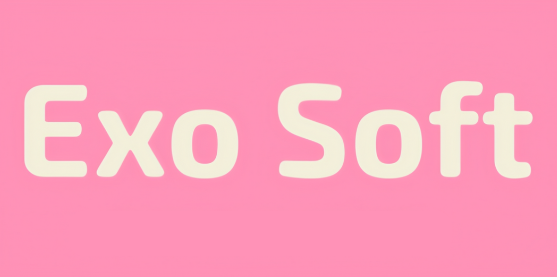 Exo soft font