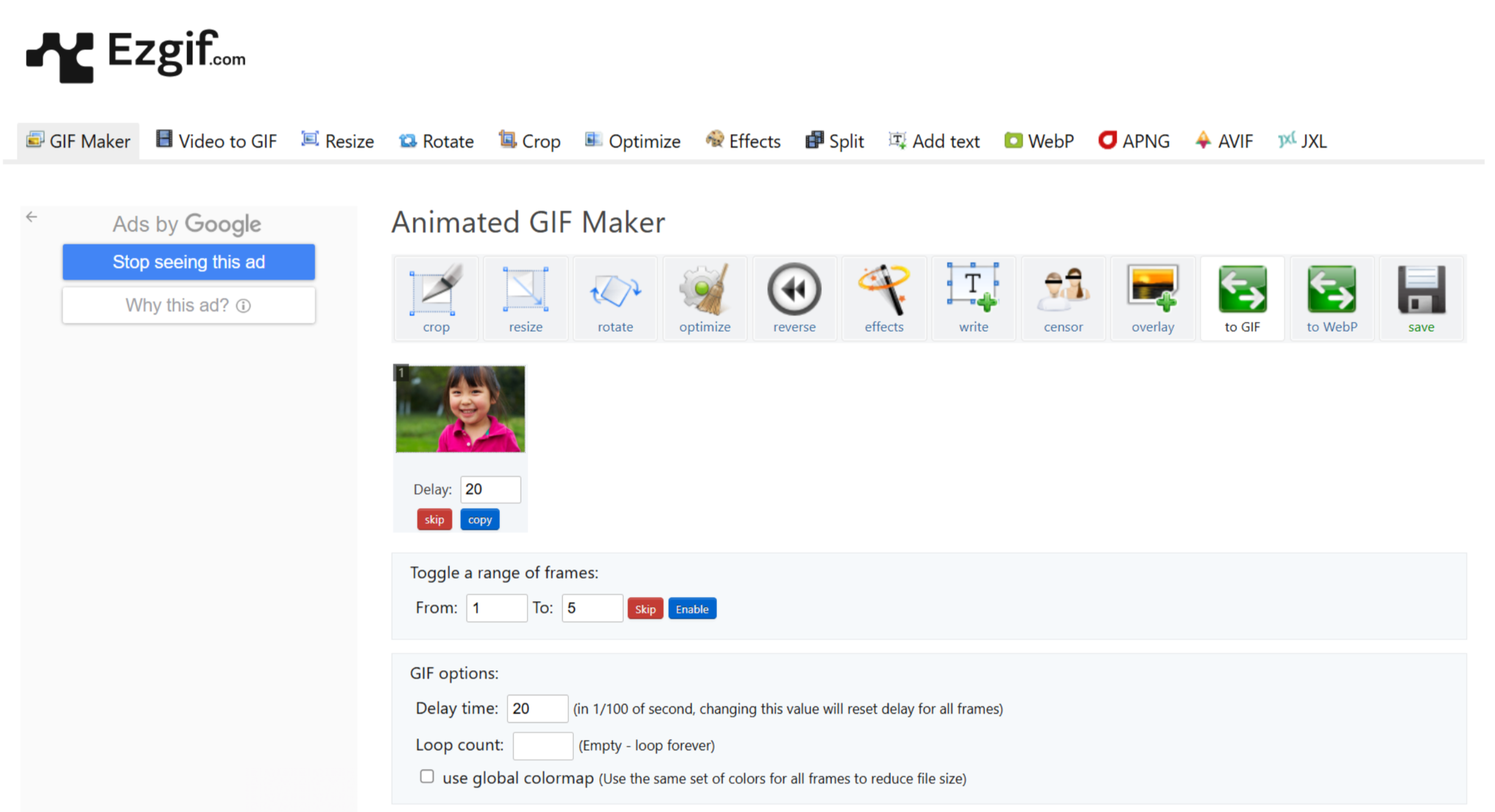 Ezgif - GIF speed changer online