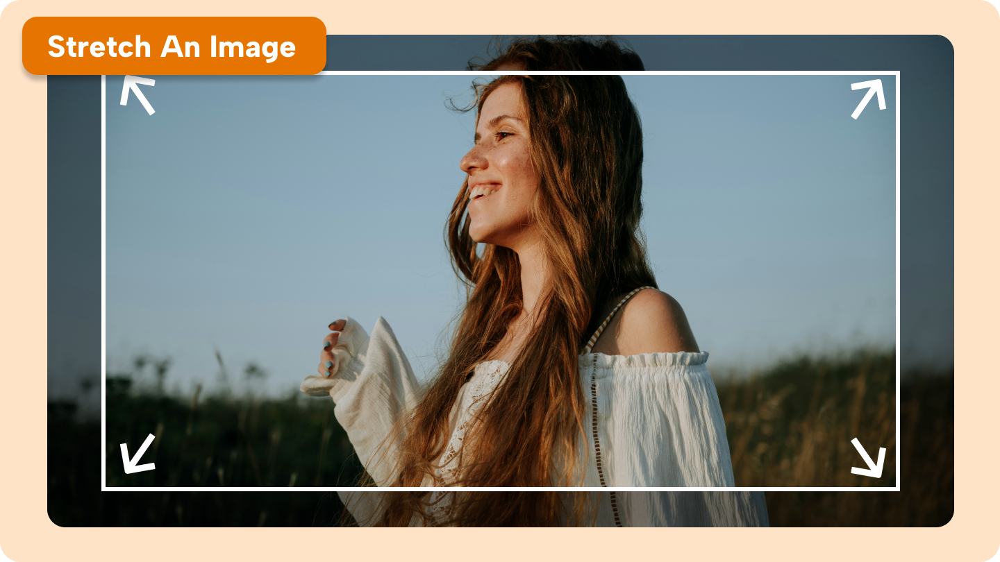 Ein Bild online strecken