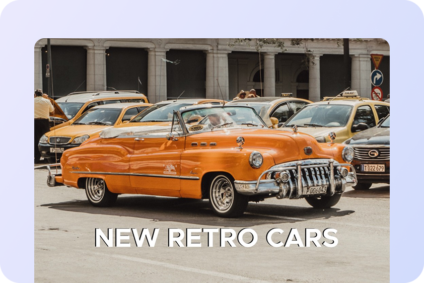 Retroinslag för produktmarknadsföring