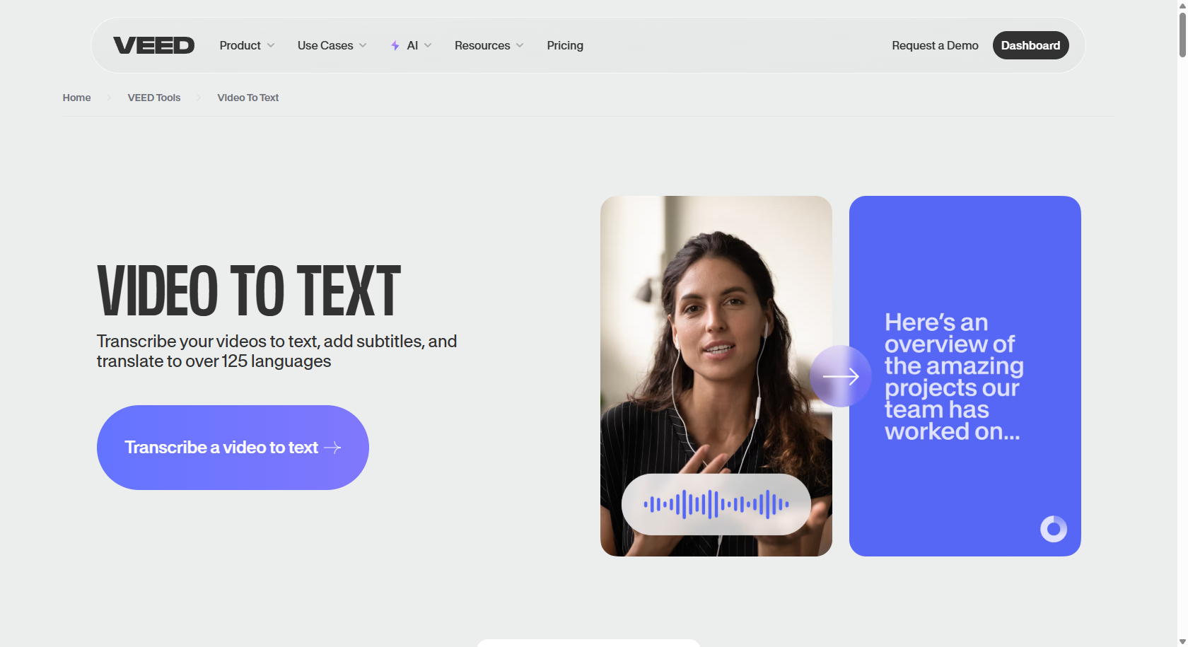 VEED.IO Schnittstelle
