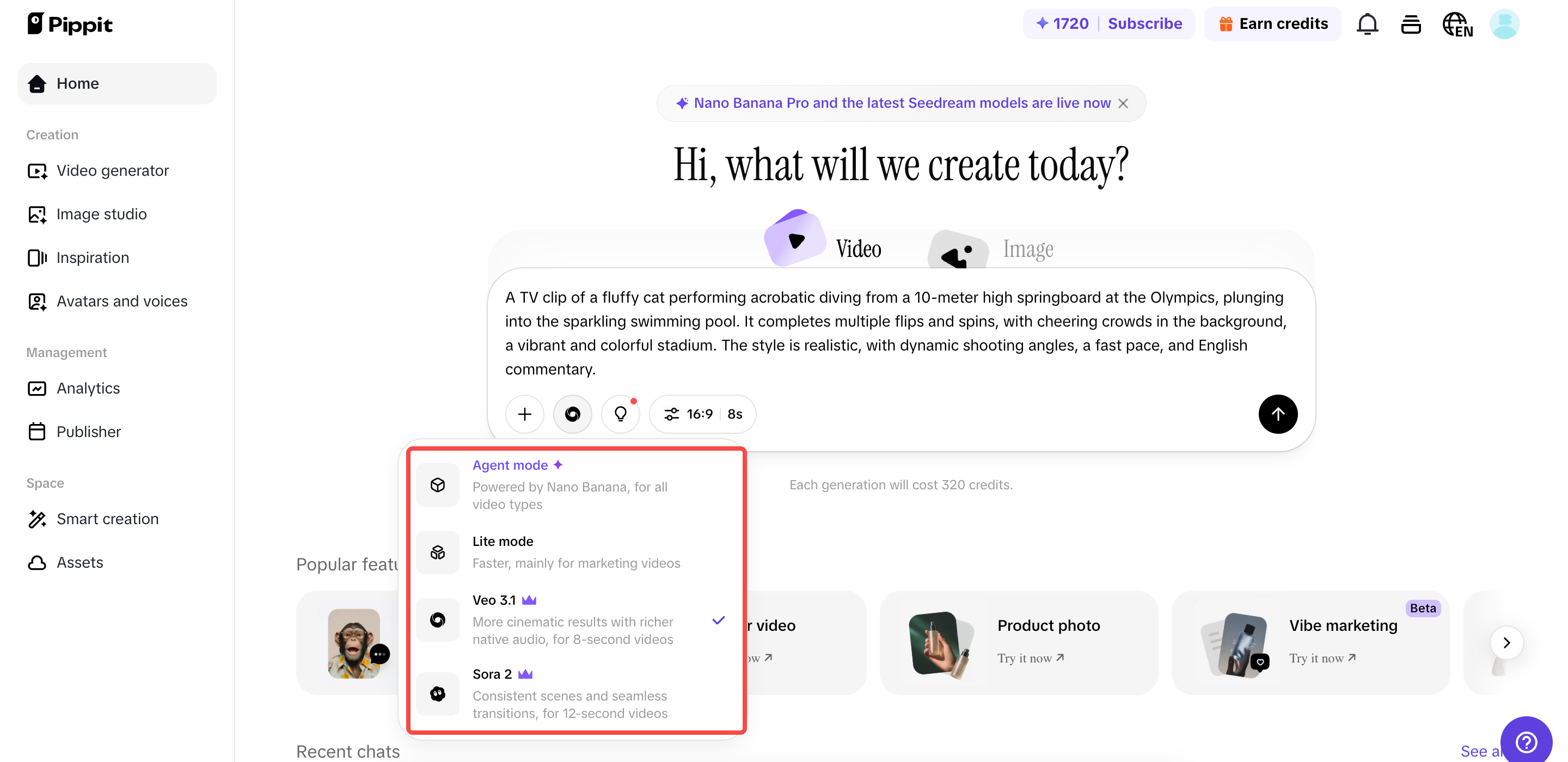 Generate your video