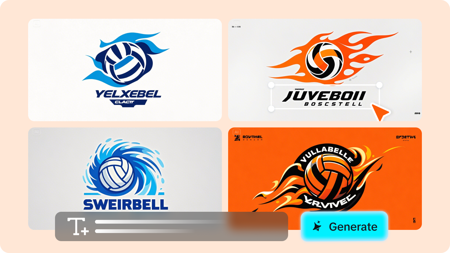 volleybal logo ontwerp