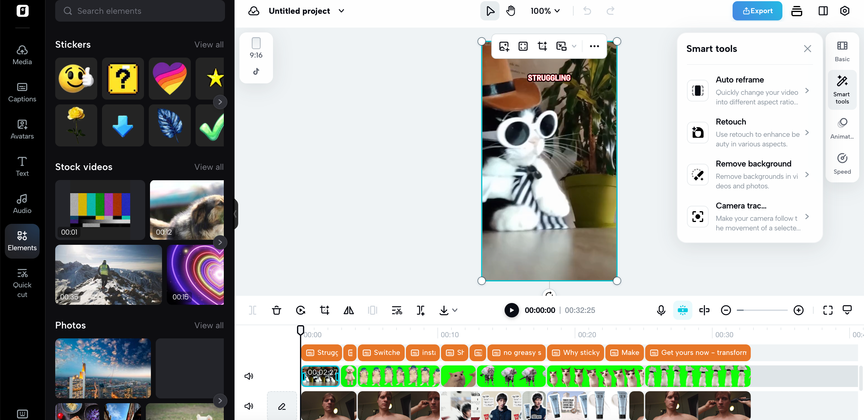 Use ferramentas de edição avançadas