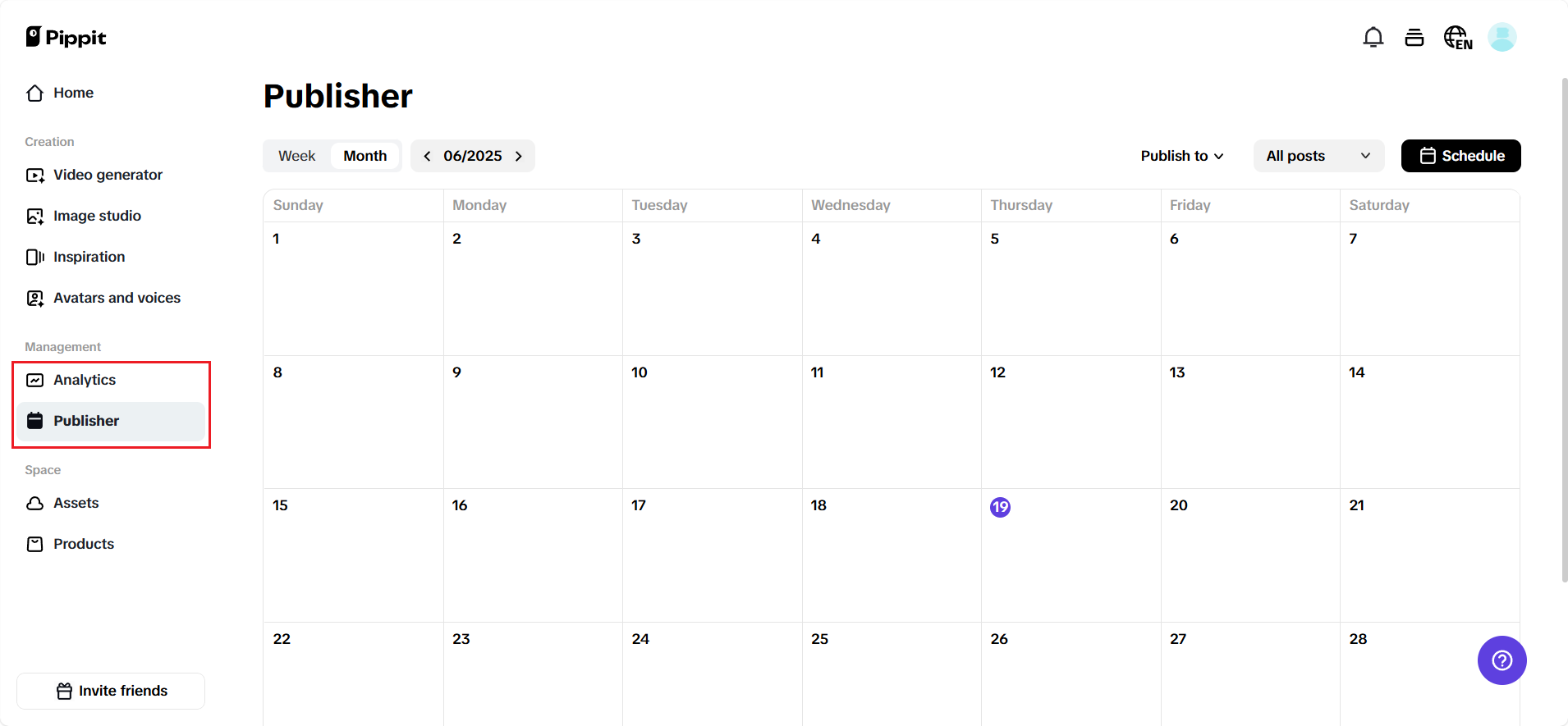 Auto-publisher and analytics