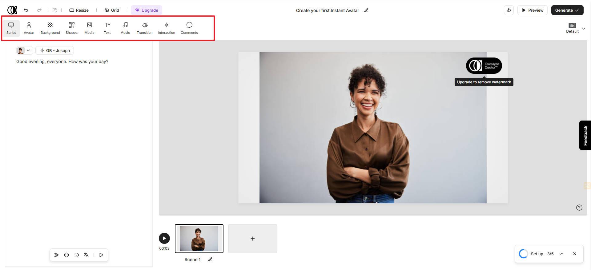 how to generate ai avatar