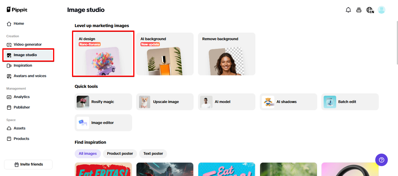 Pagbubukas ng AI design