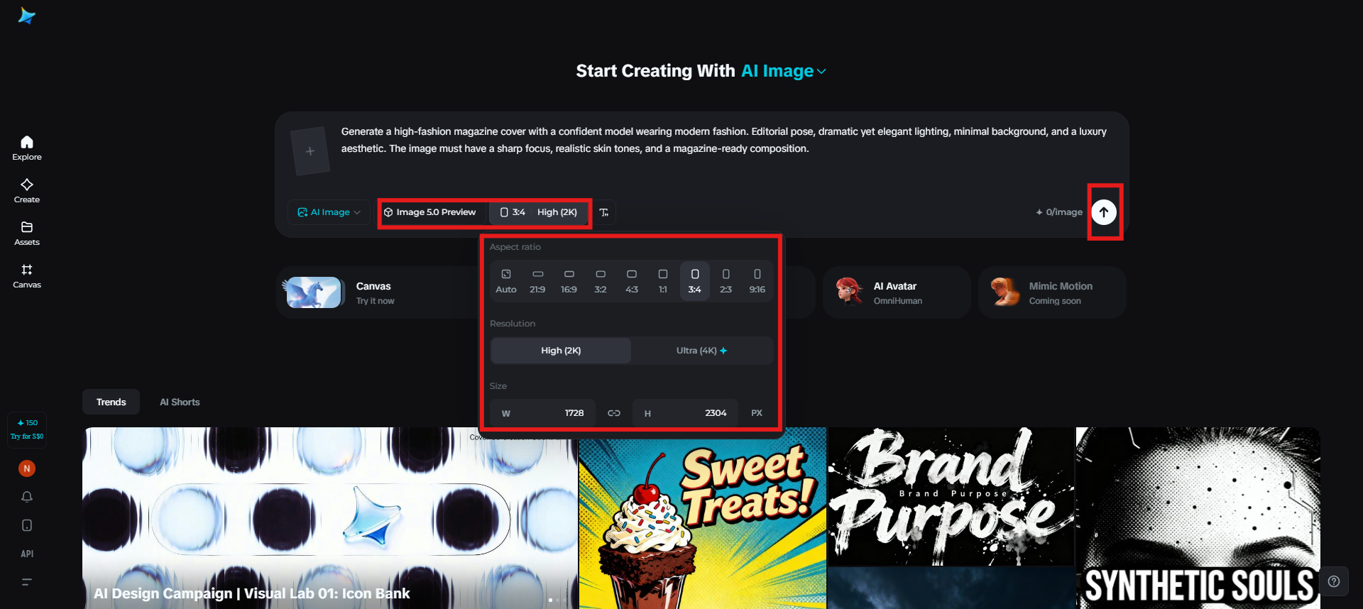Generate a magazine cover design