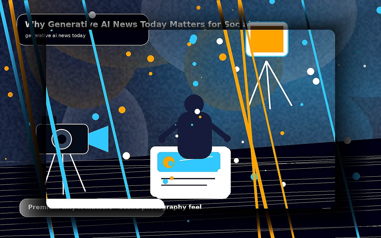 Why Generative AI News Today Matters for Social Content Teams — premium scene image for generative ai news today