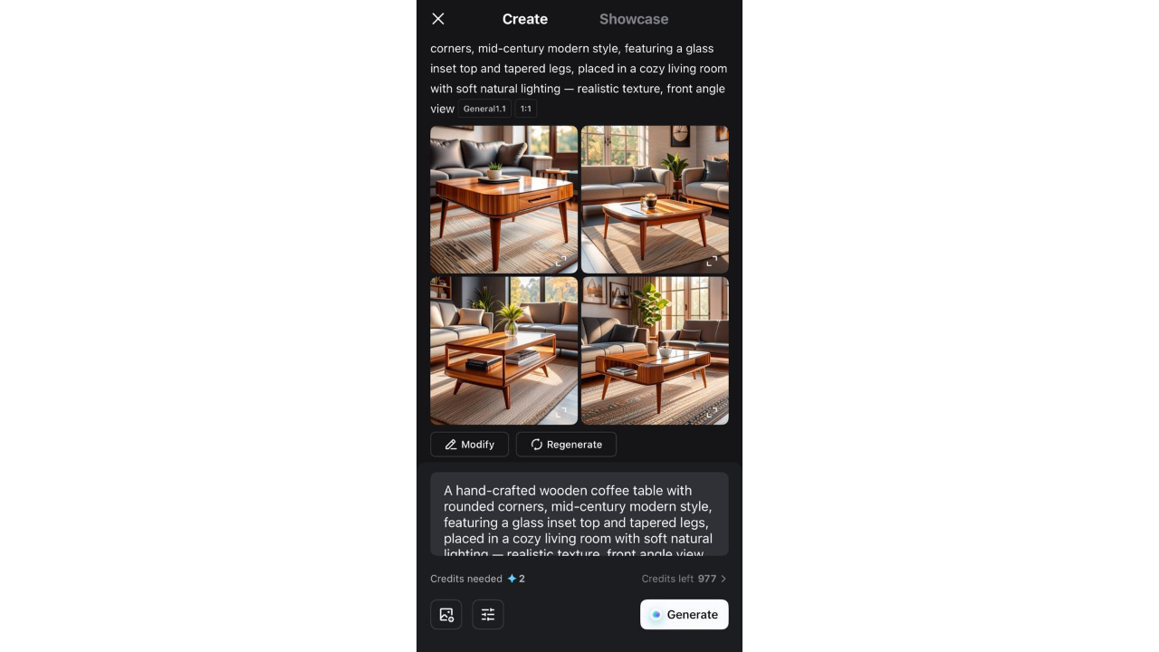 miglior generatore di modelli 3D AI - CapCut App