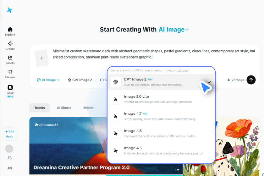 Step 2: Generate