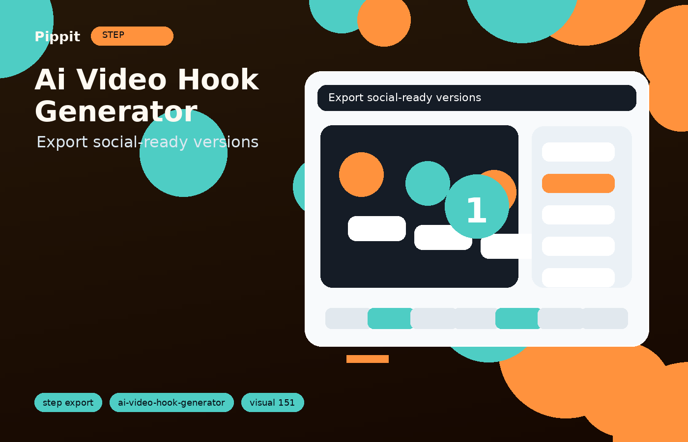 ai video hook generator export and variants workflow in Pippit