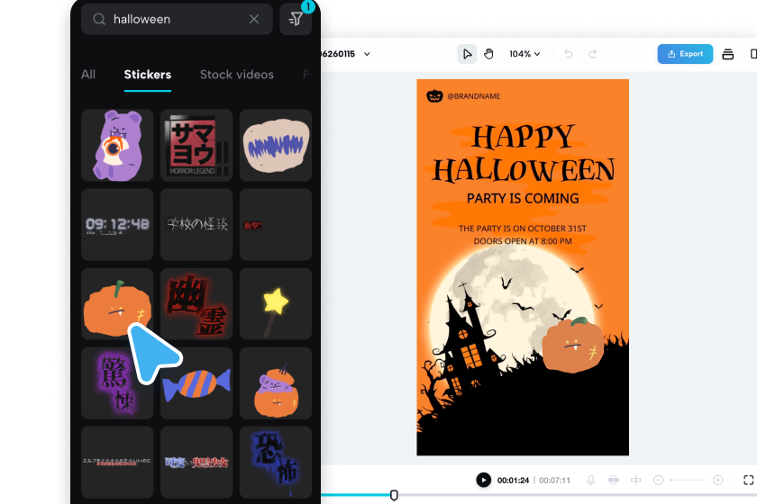Yapay Zeka ile Cadılar Bayramı videosu oluşturuluyor