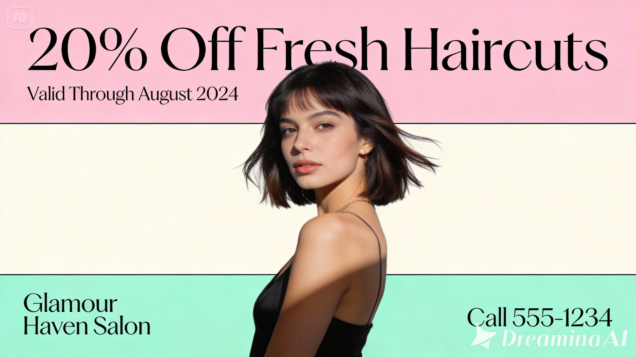 Discount announcement flyer design