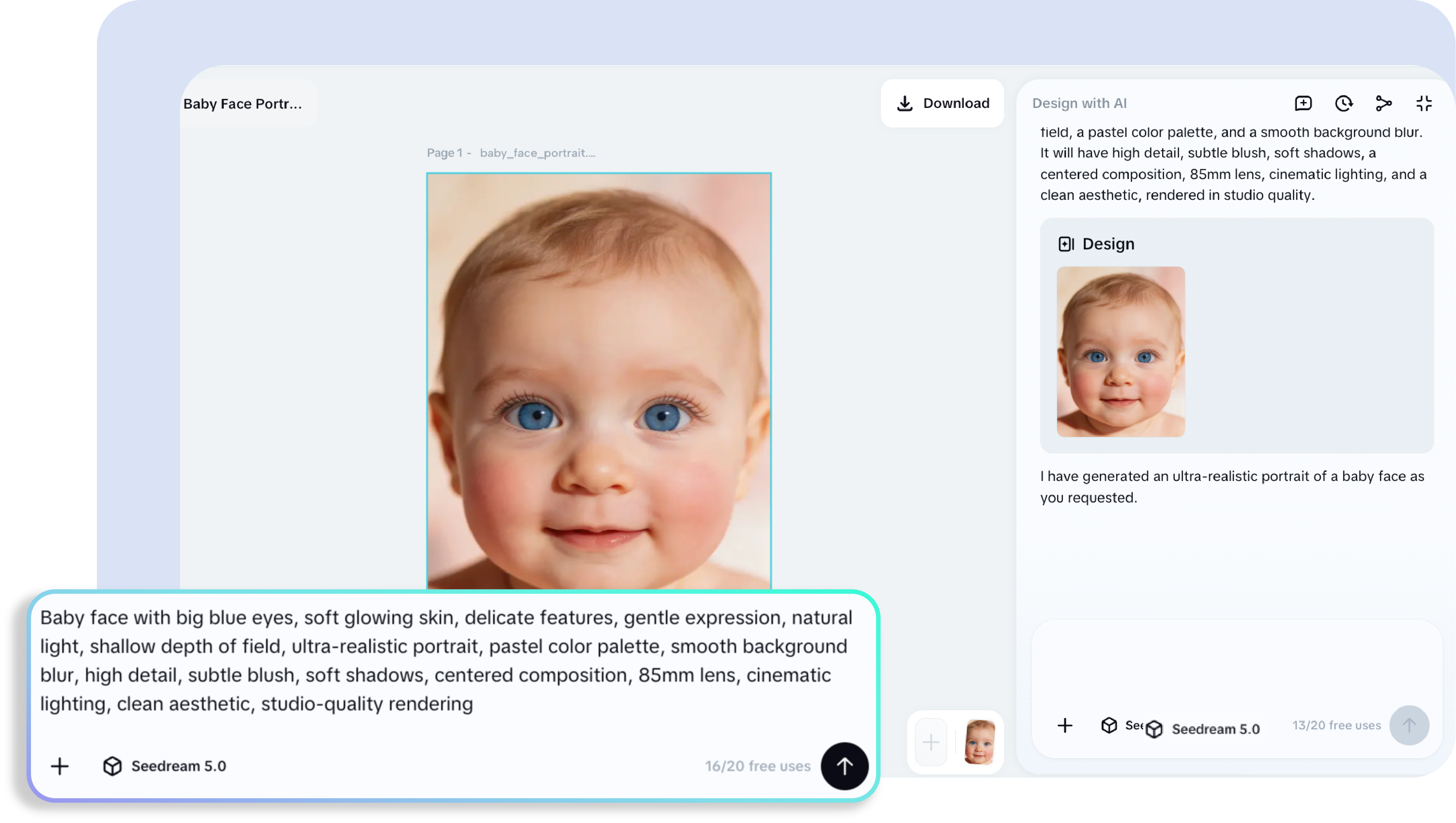 Enter Prompt or Upload a Photo