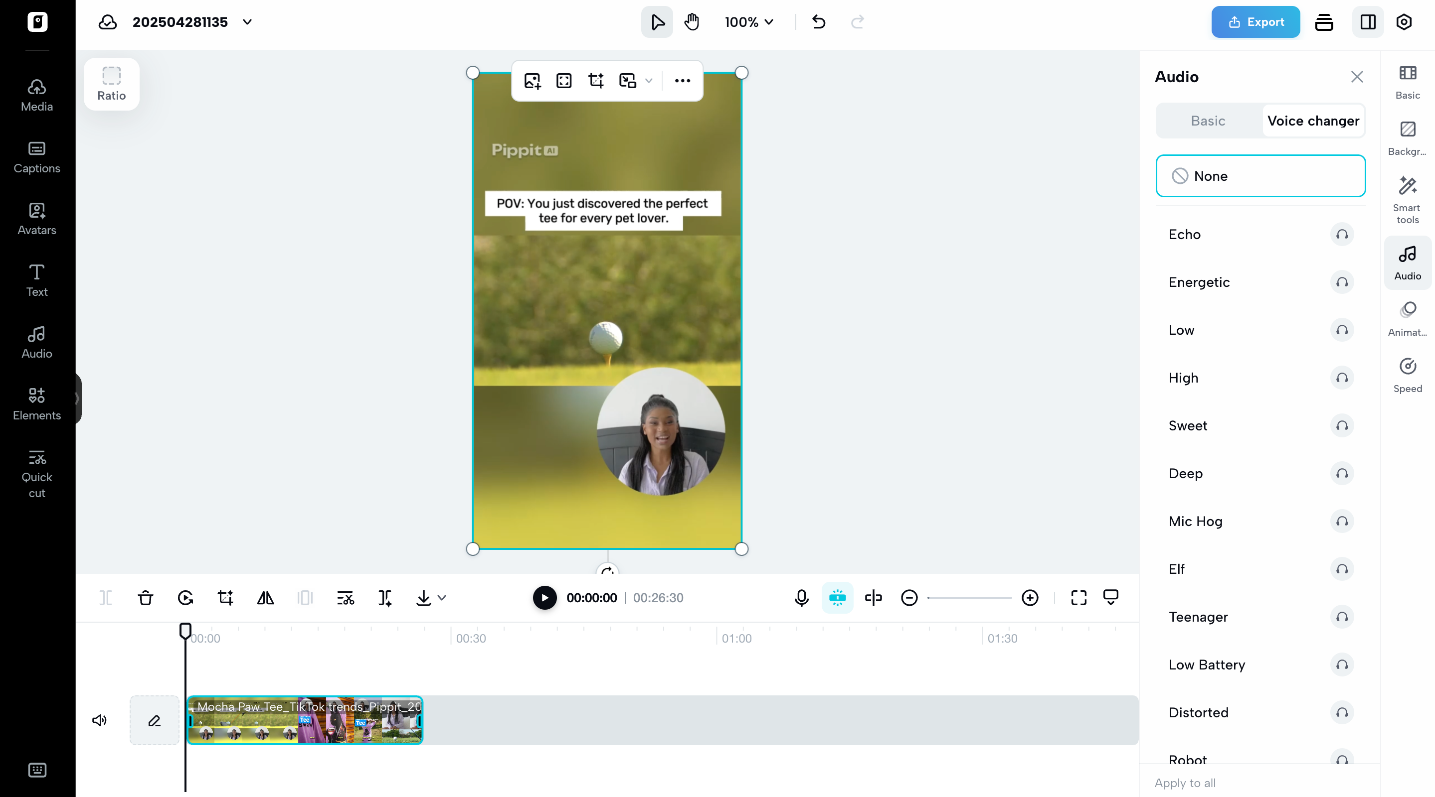 Edit and customize your voice