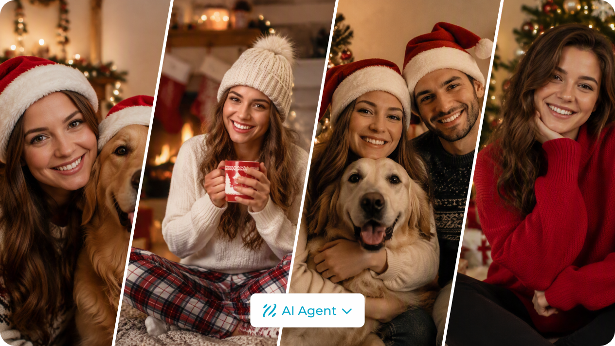 Explore multiple Christmas styles at once with AI Agent