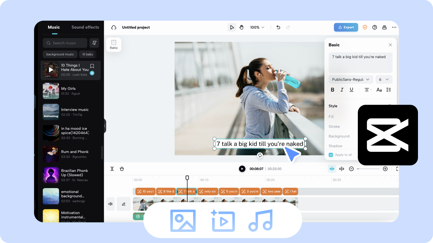 photo video maker with song