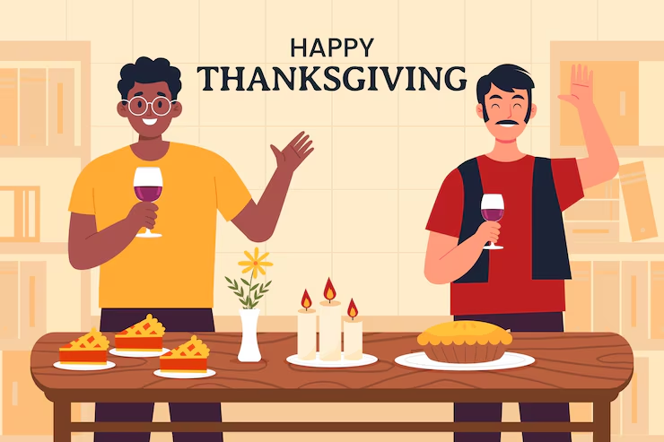 Thanksgiving logo for family dinner