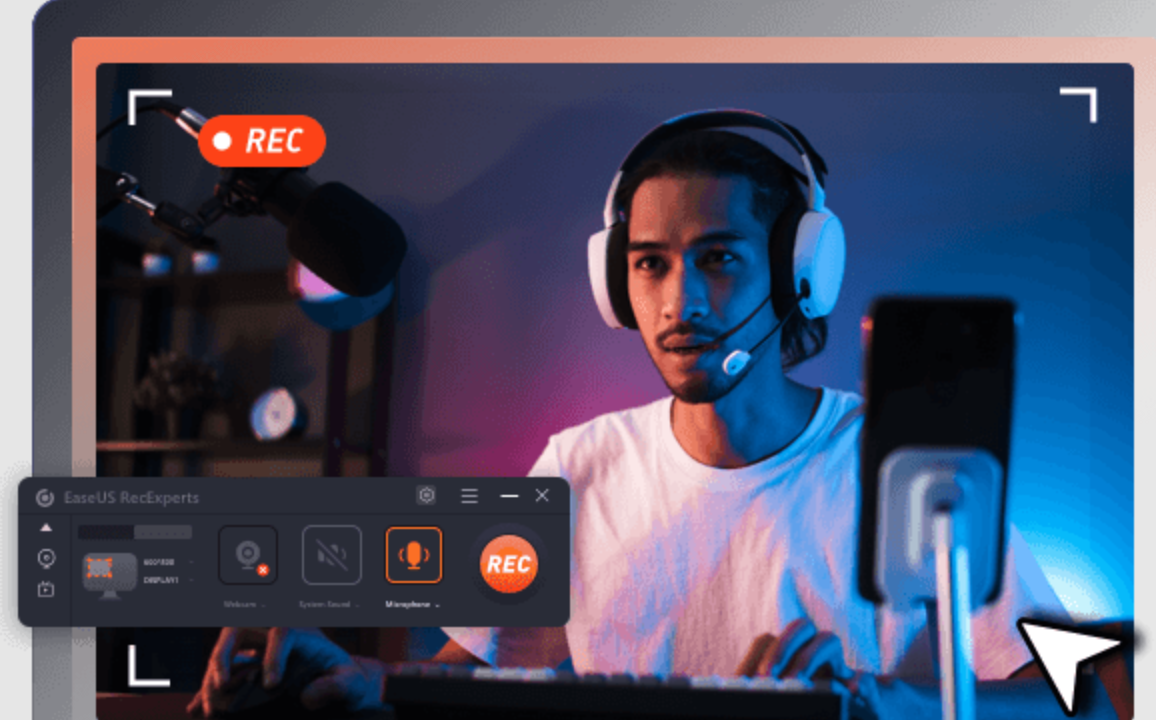 EaseUS RecExperts - Best screen recorder with facecam
