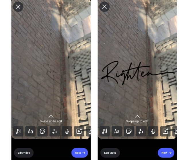 Fon kursif / skrip yang elegan