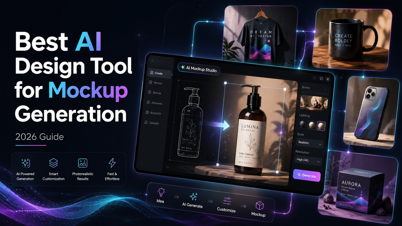 Công cụ thiết kế AI tốt nhất cho thế hệ Mockup năm 2026: Chúng có thực sự hoạt động không?
