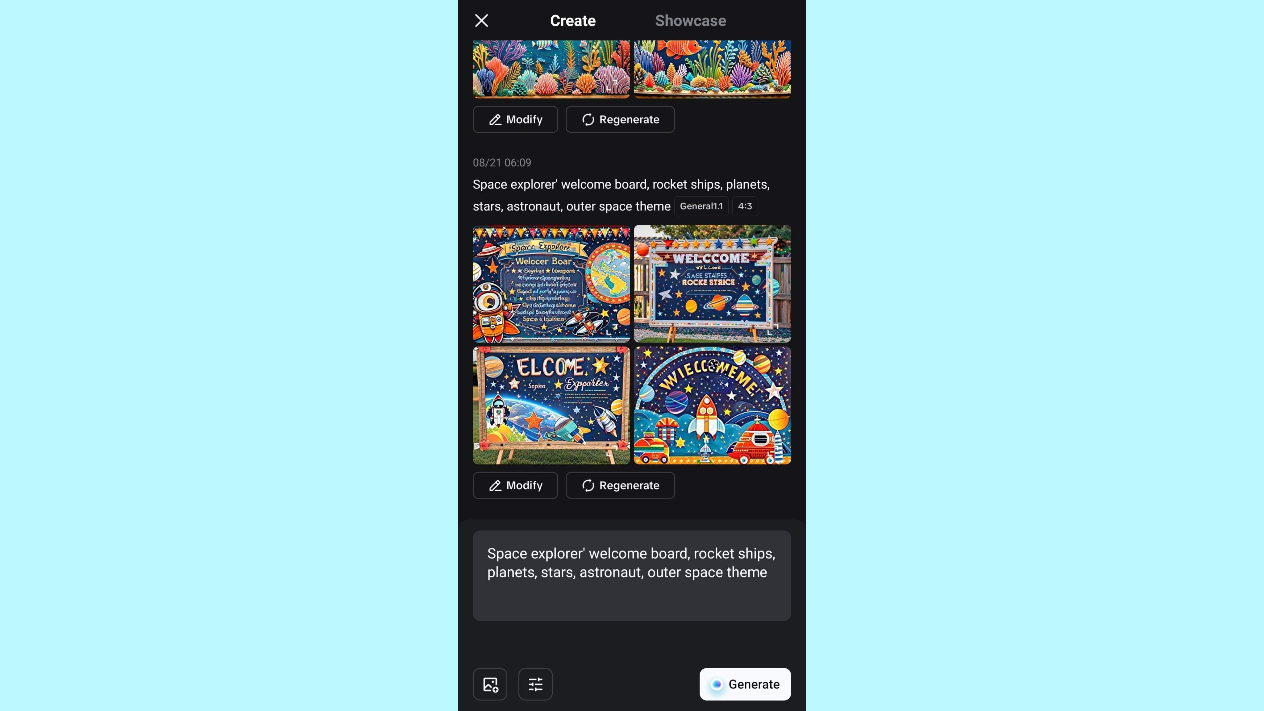 Space explorer welcome board