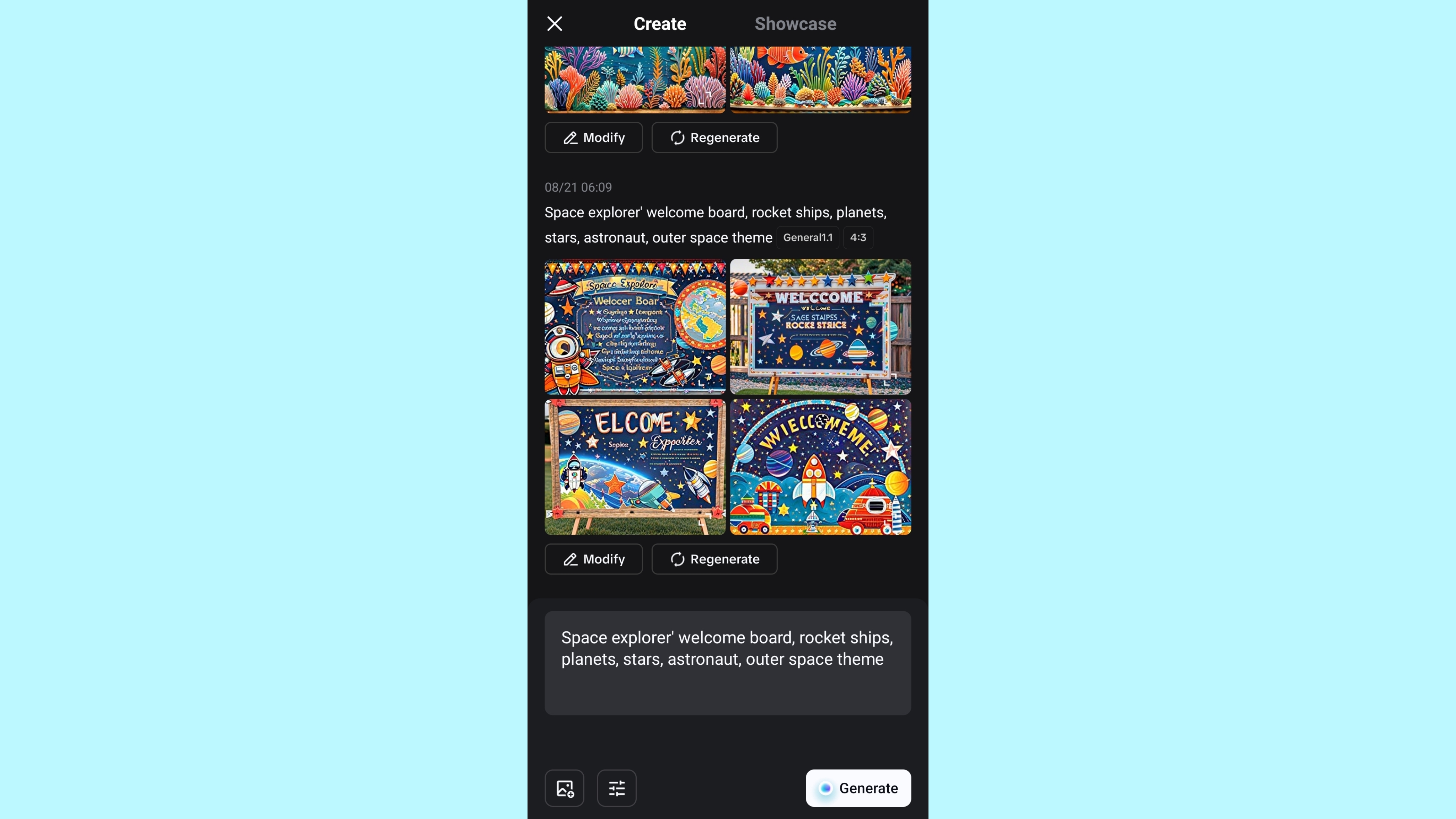 Space explorer welcome board