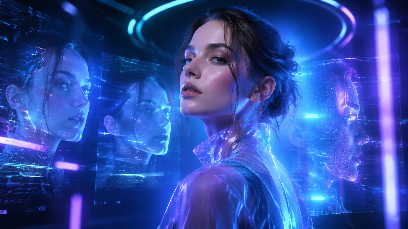 Dreamina 3D hologram filter 16:9 hero image