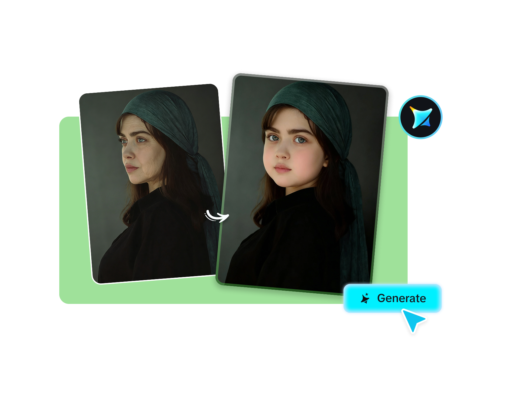 เครื่องกำเนิดใบหน้าเด็ก AI ฟรี