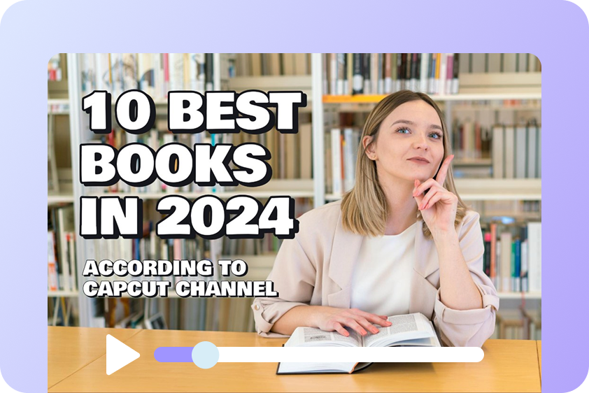 Book review video creation