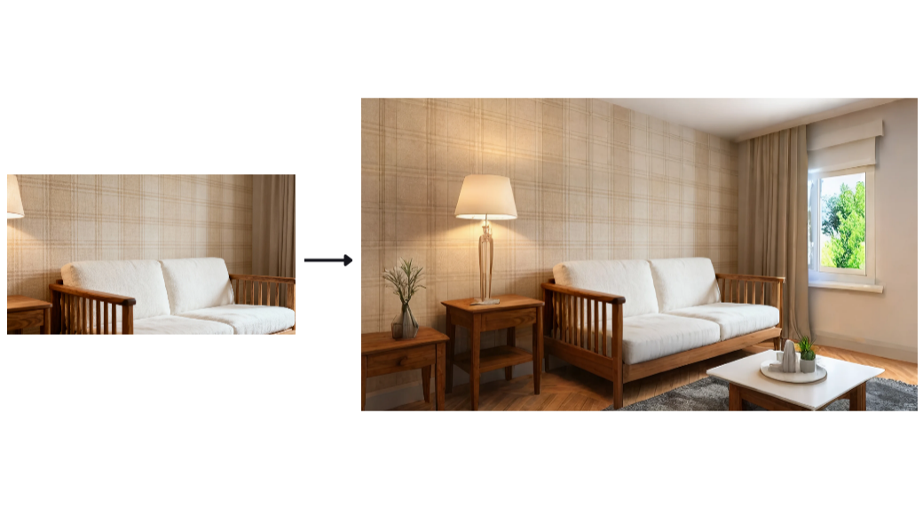 Expand feature in Dreamina