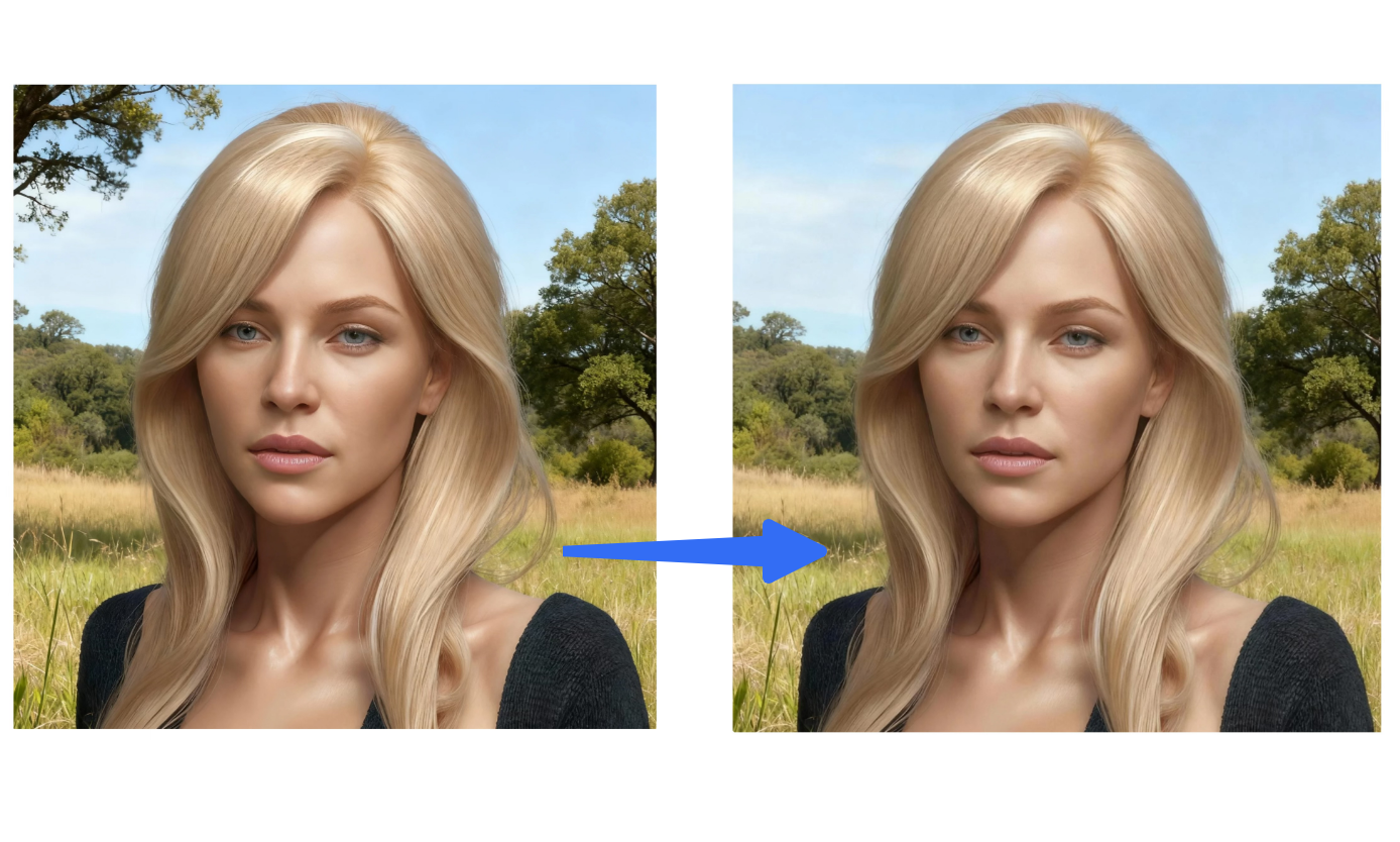 AI-målning i Dreamina bästa fotoförstärkare online