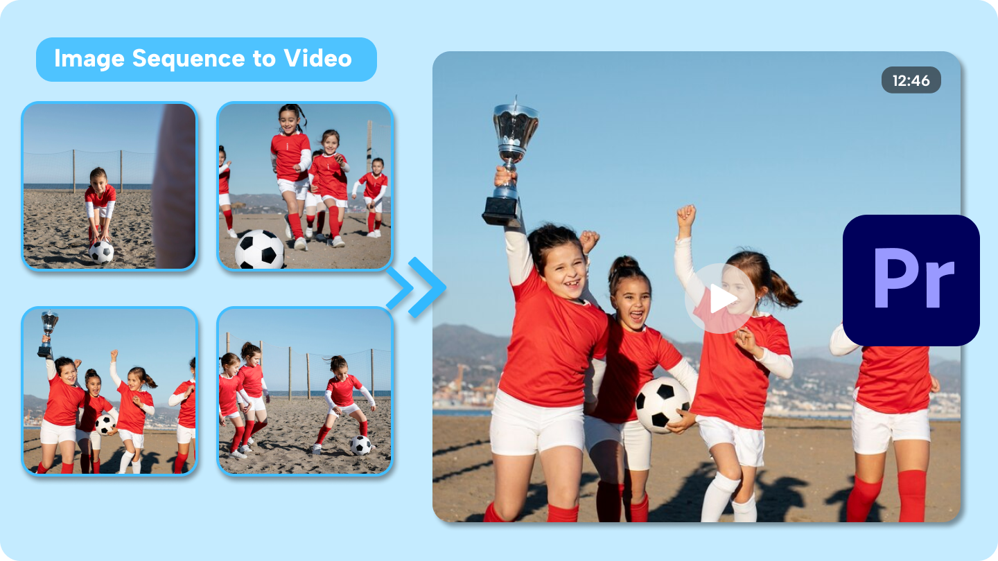 image sequence to video premiere pro