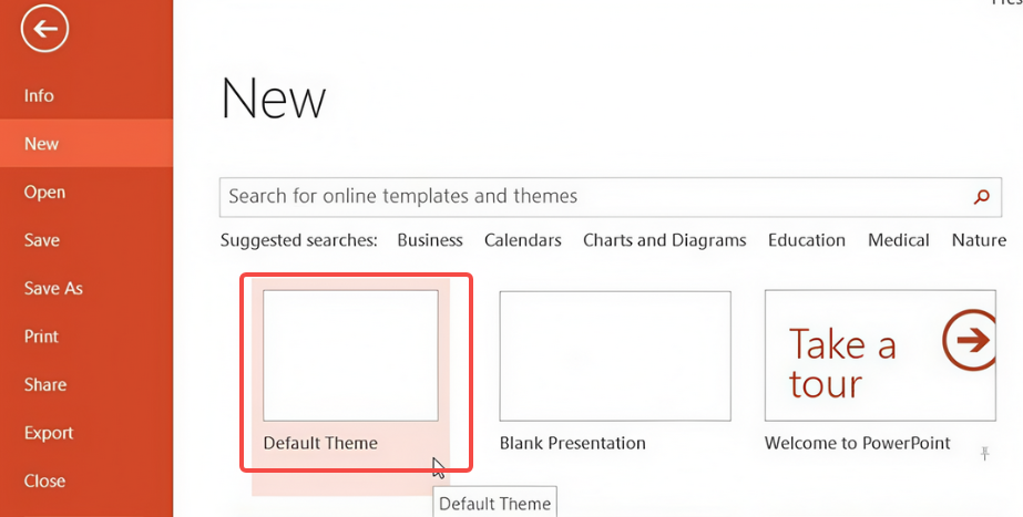 Open PowerPoint
