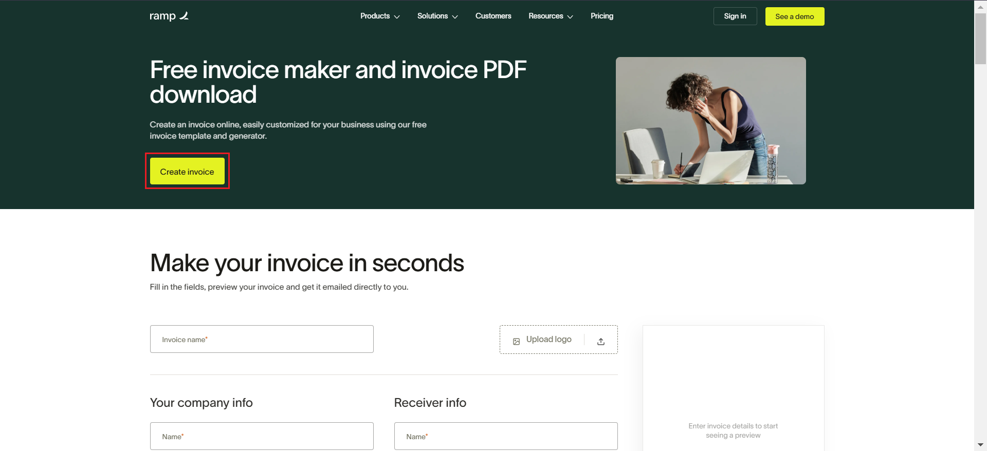 create invoice online free