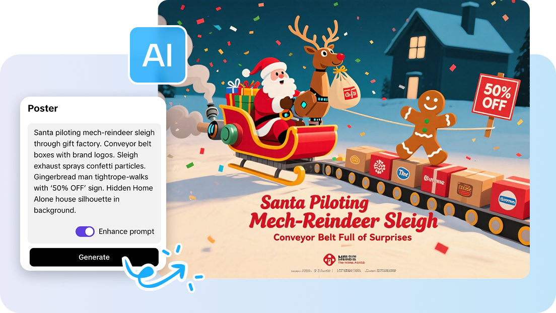 Stile cartone animato generato da intelligenza artificiale