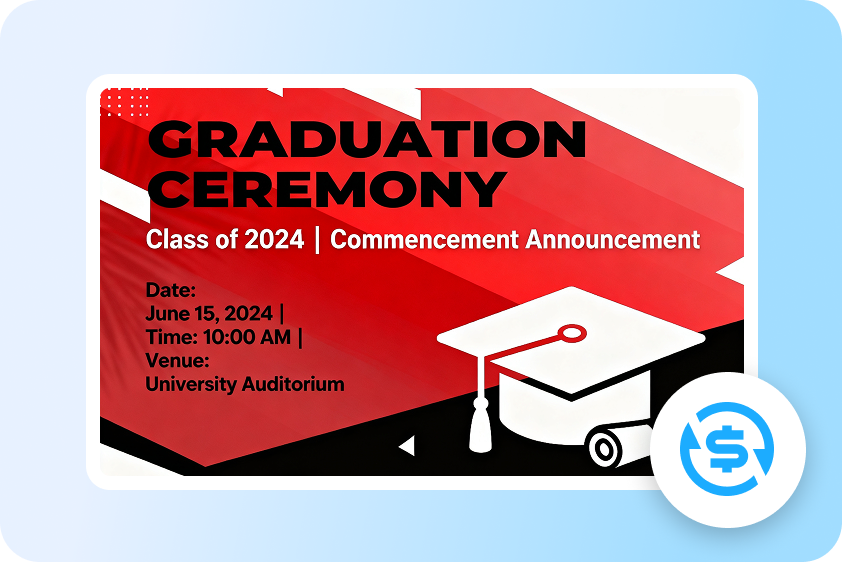 Affordable graduation maker