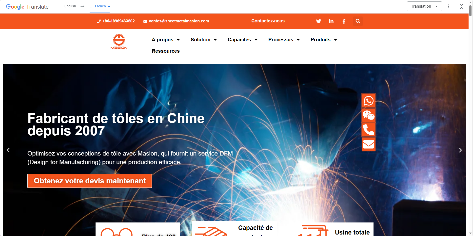 Translate entire websites