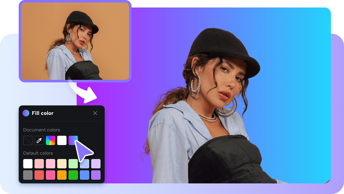 Înlocuiți fundalul cu culori personalizate în CapCut