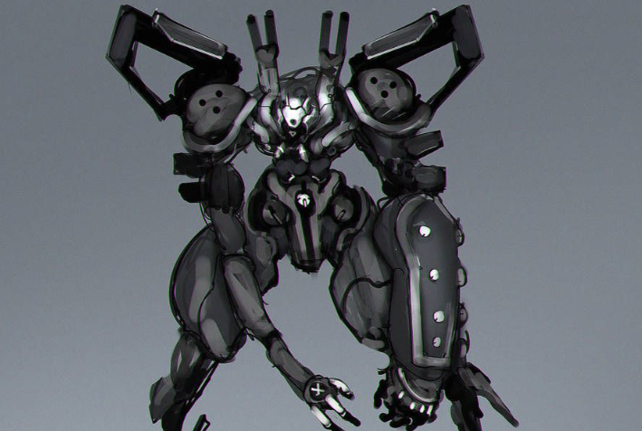 Armored mecha battle unit