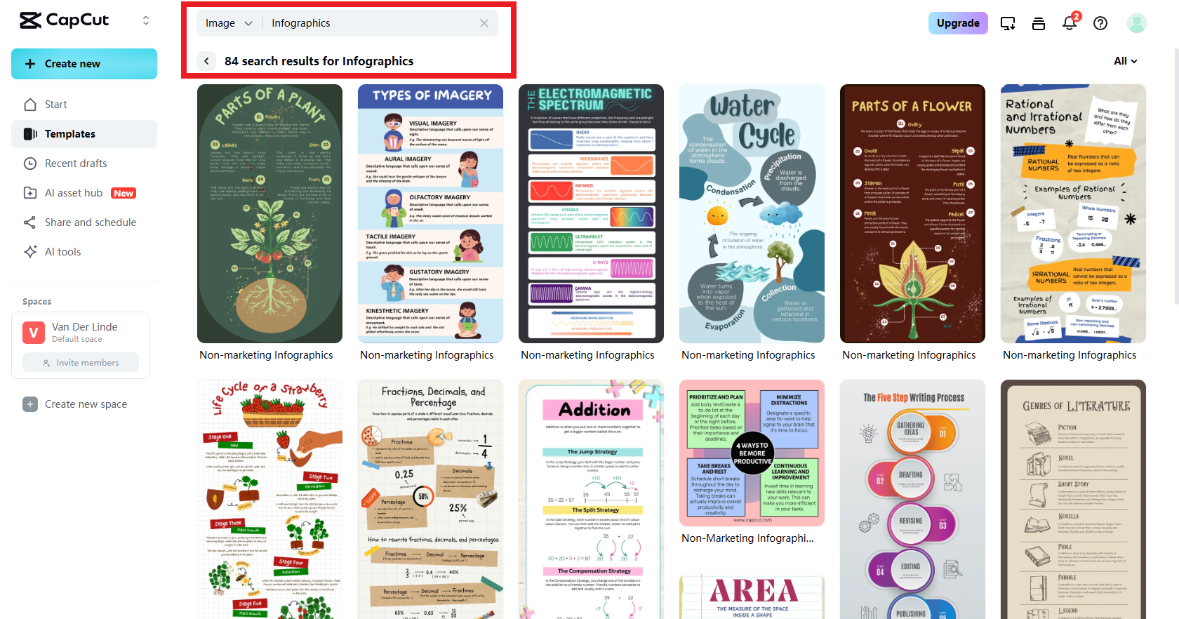 Select your template